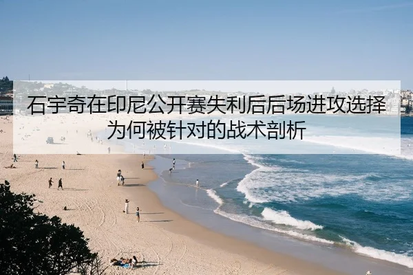 石宇奇在印尼公开赛失利后后场进攻选择为何被针对的战术剖析 - 1XBET
